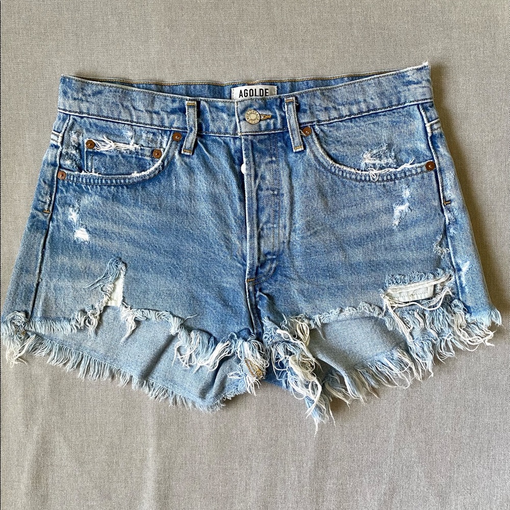 Agolde Parker distressed shorts Swapmeet